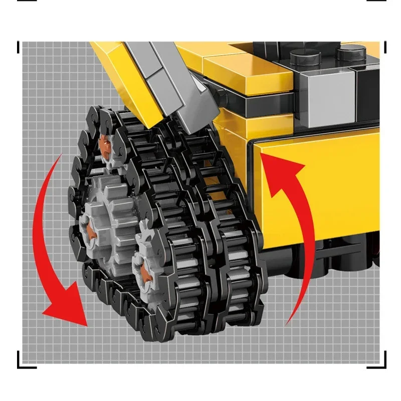 @@DIY Bricks Kits Creative Toys for Kids Intelligence Game Adult Gifts Classic Movie Mini Robot Wall-e MOC Building Blocks Model - 5