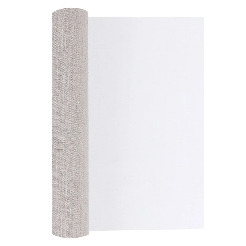 Painting Canvas 68cm-88cm 1M/Roll Professional Blank Acrylic Oil Painting Linen Blend Primed