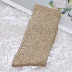 Luxury Women's Fashion Shiny Silk Socks in 29 Colors - 35-42EUR (1)