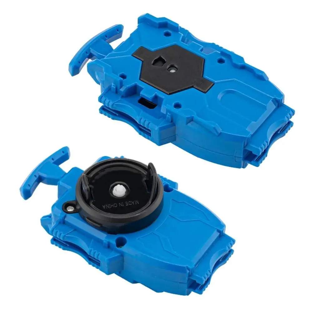 다양한 색상의 자이로 발사 양방향 회전 팽이 송신기 핸들 애니메이션 회전