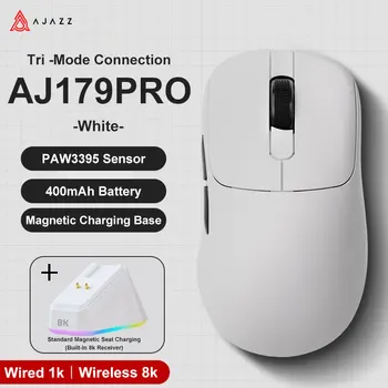 Ajazz AJ179 Apex PAW3950 Wireless Gaming Mouse with RGB Charging Dock, Computer Macro Mouse Gamer,Lightweight Ergonomic PC Mice 13