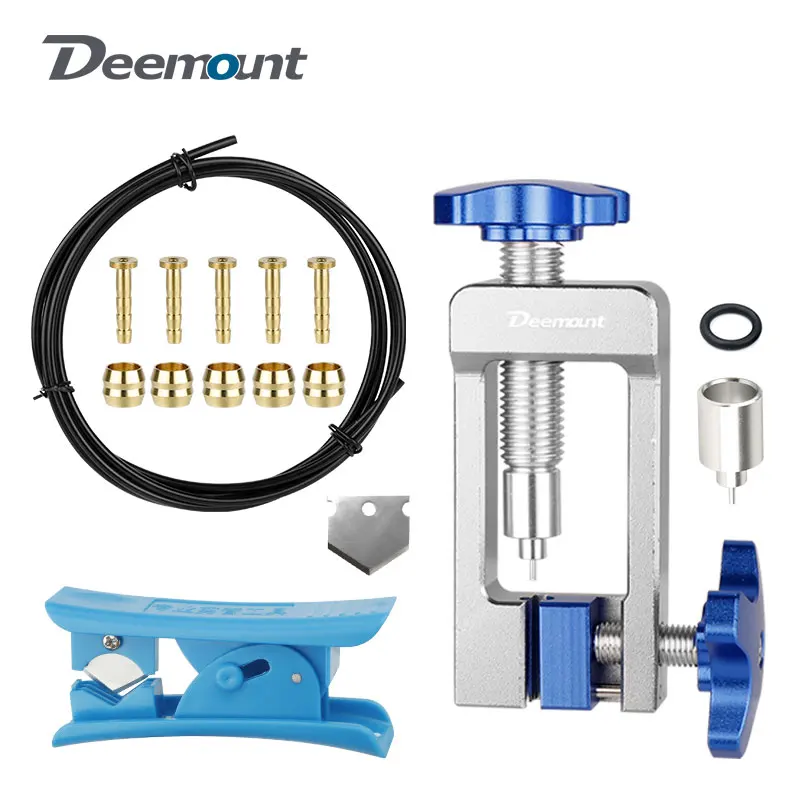 2.5m 호스 5 세트 삽입 올리브 링 바늘 드라이버 자전거 용 파이프 커터 BH59 BH90 Sram Magura 또는 Tektro 유압 디스크 브레이크