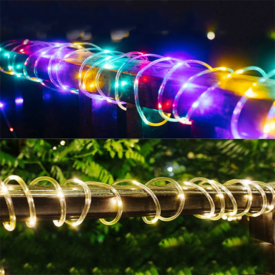 Solar String Light Solar Tube Rope Fairy Light Tube Light