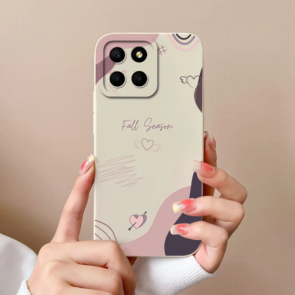 Butterfly Heart Liquid Silicone Phone Case with Camera Protection and Enhanced Durability
