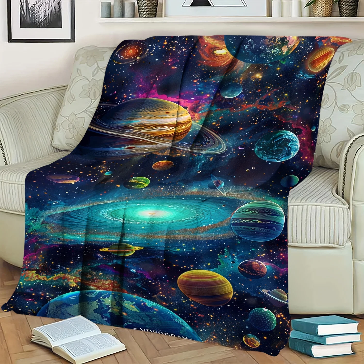 Galactic Universe Super Soft Blanket - Perfect for Space Enthusiasts, Stylish, Comfortable, and Ideal for Gift Giving 5