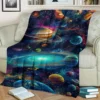 Galactic Universe Super Soft Blanket - Perfect for Space Enthusiasts, Stylish, Comfortable, and Ideal for Gift Giving 5