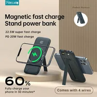 Xilecaly For MagSafe Power Bank 20000mAh with Built-in Cable Wireless Magnetic Charger PD 20W Fast Charging for iPhone 15/14/13 1