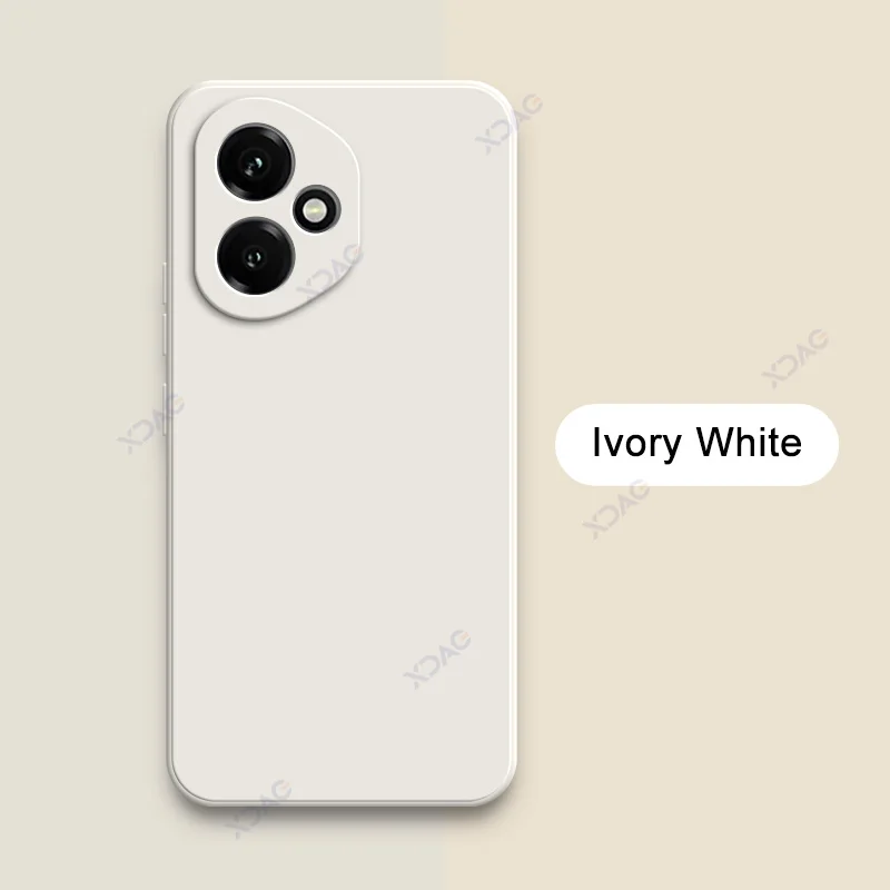 Luxury Candy Cellphone Cases with Lens Protection - Soft Square Liquid Silicone Armor