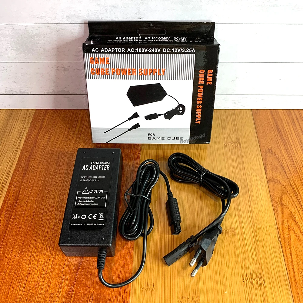 EU/US/UK/AU Plug AC Adapter Power Supply for GameCube Video Game Console Charger for NGC AC/DC Adapter 100-240V