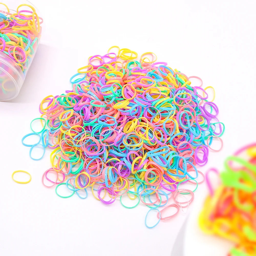 Pet Dog Cat Hair Bows Colorful Rubber Bands Colored Top Elastic for Dog Grooming Bows Puppy Accessories Pet Products