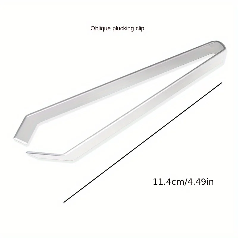 Stainless Steel Fish Bone Tweezers Pincer Kitchen Tools Clip Puller Remover Tongs Fish Bone Plucking Clamp Home Kitchen Gadgets