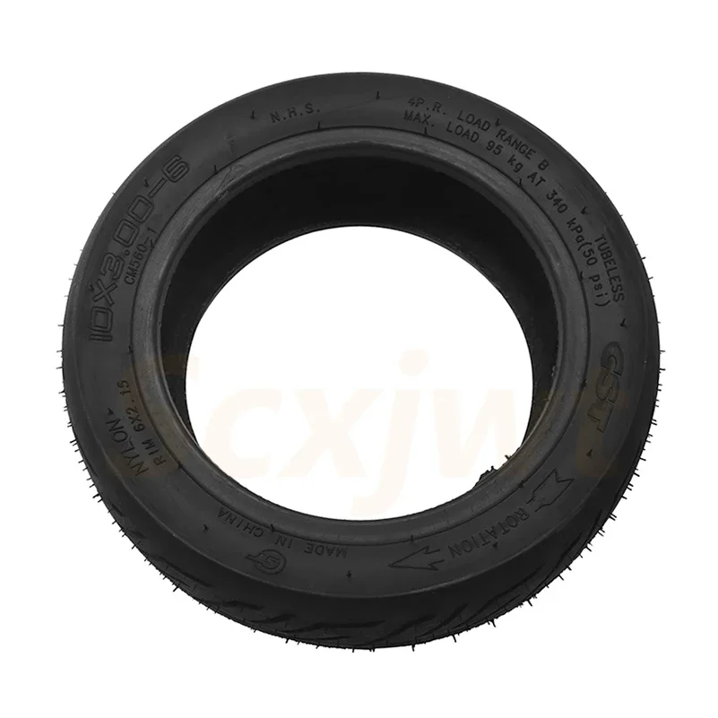 High-Performance Tubeless Tire for Electric Scooters - 10x3.00-6