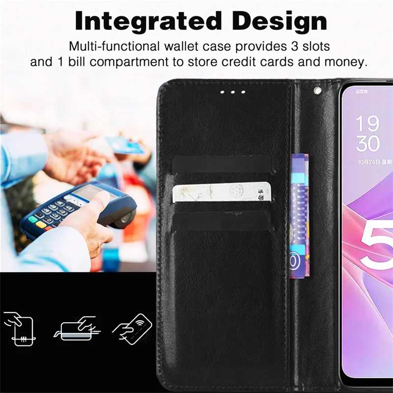 Leather Flip Case For Xiaomi Redmi 14C 4G 13C 12 12C 5G Tmobile Protective Cover Wallet Card Slot Kickstand Shell Coque Fundas 4