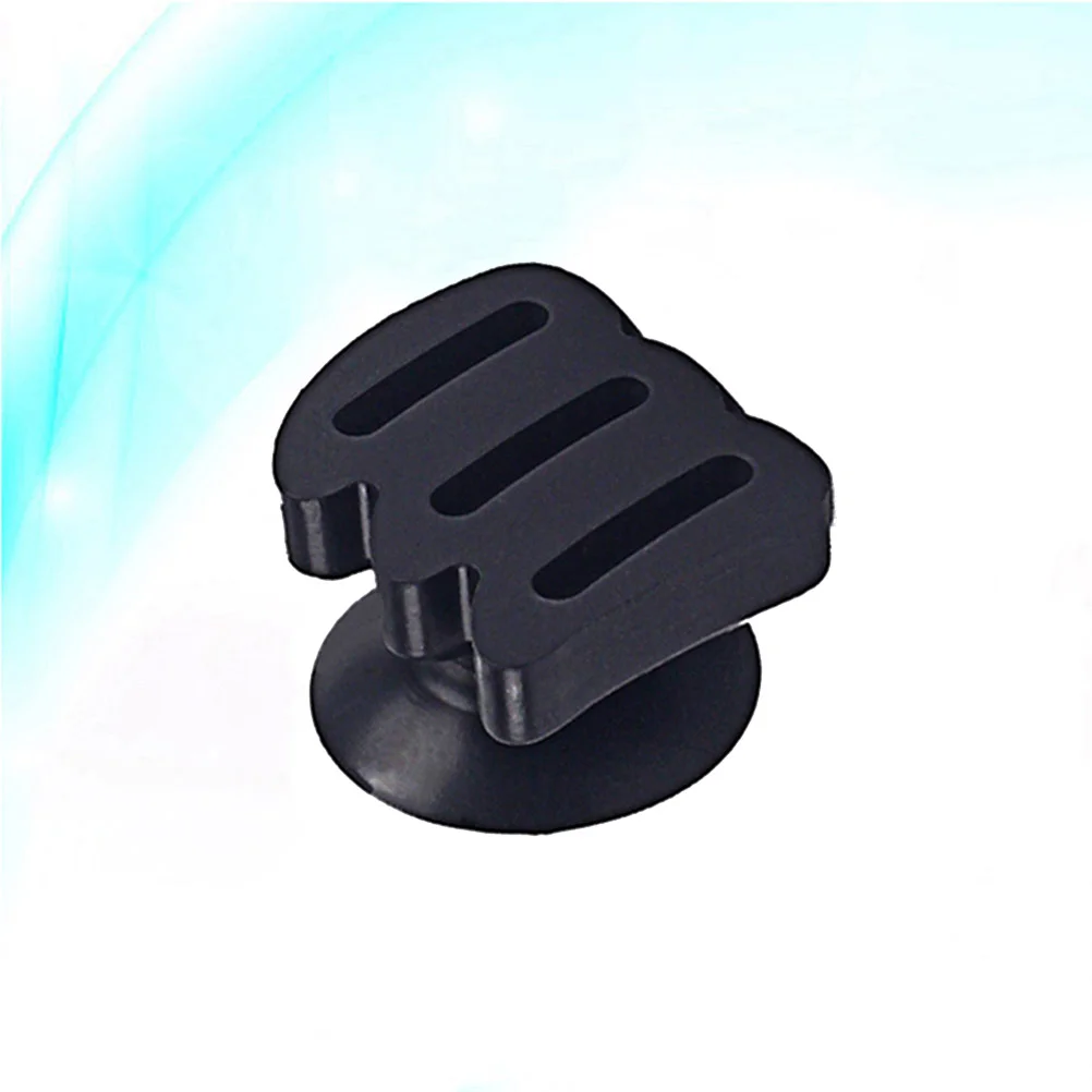 

Silicone Suction Cup Type Guitar Picks Holder Grip Clip Electric Classical Guitar Bass Pick Sucker Can Hold 3 Picks L910 (Black)