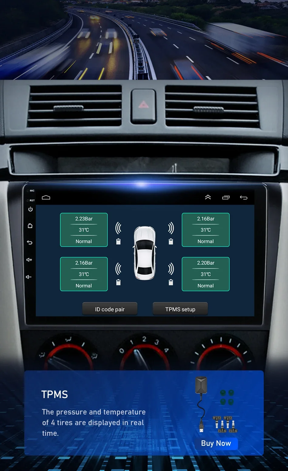 Srnubi 2 Din Android Auto Radio Multimidia Video Player Auto Stereo Für Mazda 3 2004-2009 Drahtlose Carplay dvd Kopf Einheit – Detail 22