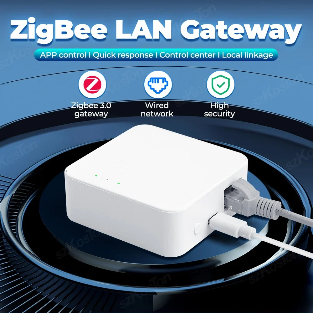 Smart Gateway Tuya ZigBee 3.0 Wireless Wired Voice Control Works with Alexa Google Home Assistant Smart Life App