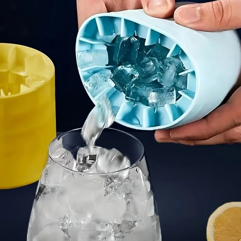 Stampo per palline di ghiaccio stampi per cubetti di ghiaccio di grandi dimensioni stampi per ghiaccio a sfera rotonda di whisky in Silicone