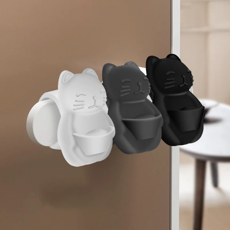 Door Stopper Door Handle Buffer Handle Stopper Wall Shield Cushion Protector Silicone Noise Silencer Guard Bumper