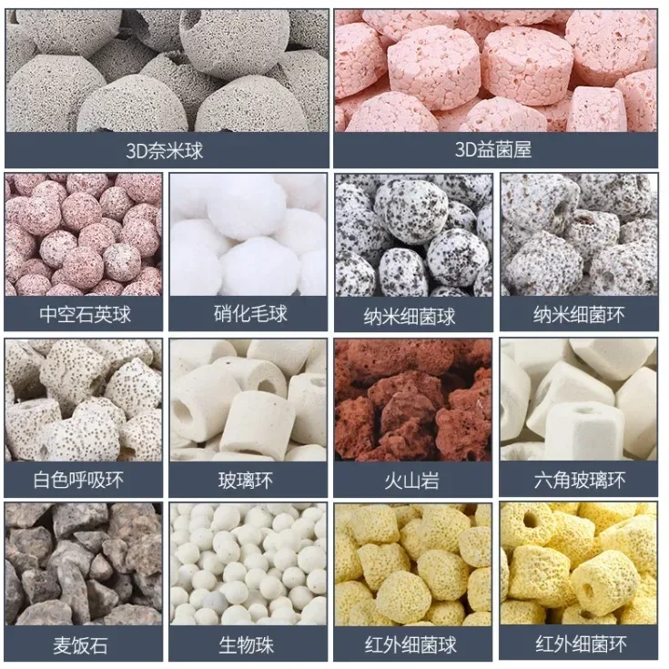 100 g 10 Arten Aquarium-Bio-Kugeln, biochemische Kugelfiltermedien für Aquarium, Filterzubehör für Aquarien – Detail 24