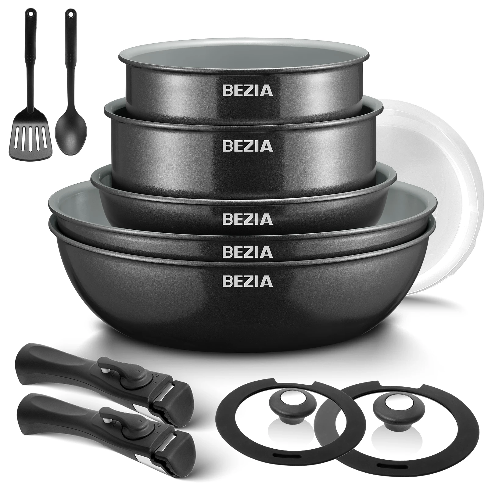 13-Piece Ceramic Nonstick Cookware Set 1
