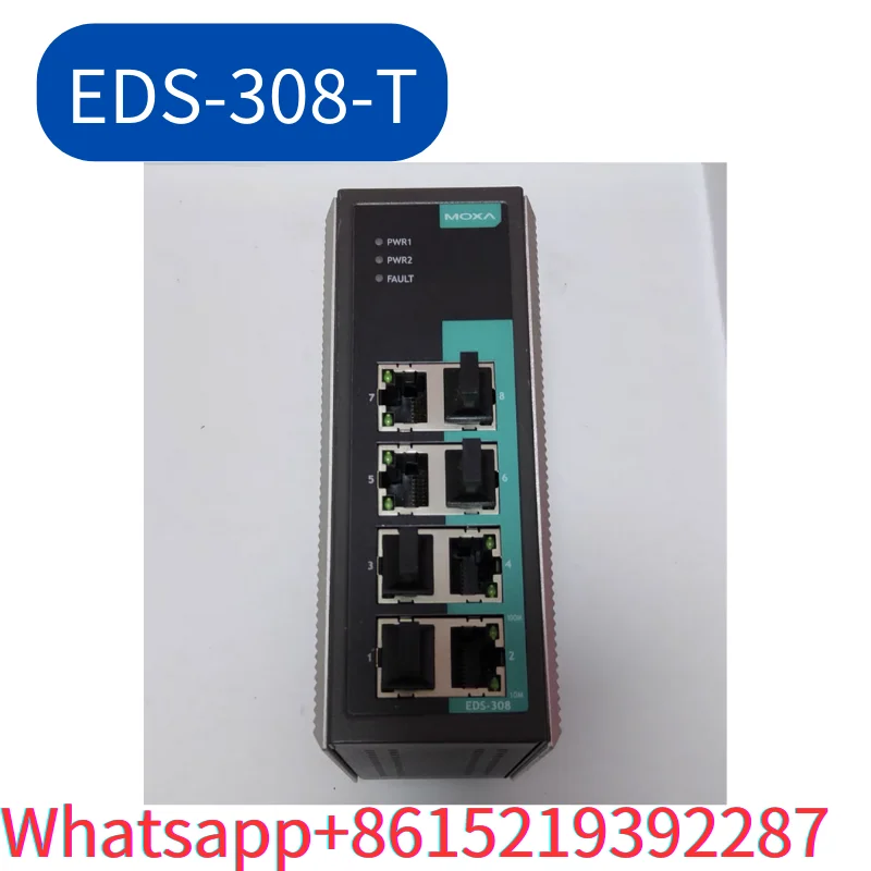 

second-hand MOXA EDS-308-T 8-port industrial switch tested ok