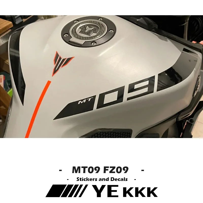 Motorcycle Fairing Sticker Decal Fuel Tank Line Sticker Hollow Customization Fot YAMAHA MT09 FZ09 MT-09 FZ-09 SP