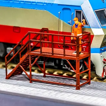 1/87 HO Scale Train Boarding Ladder Model Train Scene Model DIY Sand Table Scene layout Train Model Accessories Hobby Toy