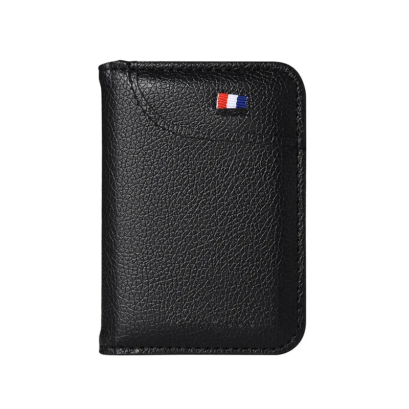 Portable Slim Soft Wallet for Men PU Leather Mini ID Credit Card Holders