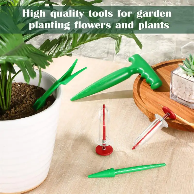 Mini Plastic Seeder Home Garden Agricultural Seeder Gardening Tools Handheld Portable Garden Sowing Supplies Seed Disseminators