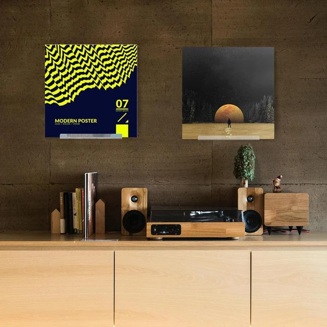 Vinyl Record Shelf Wall Mount Vinyl Holder Wall PET Album Record Holder  Display Your Daily LP For Home Decoration - AliExpress