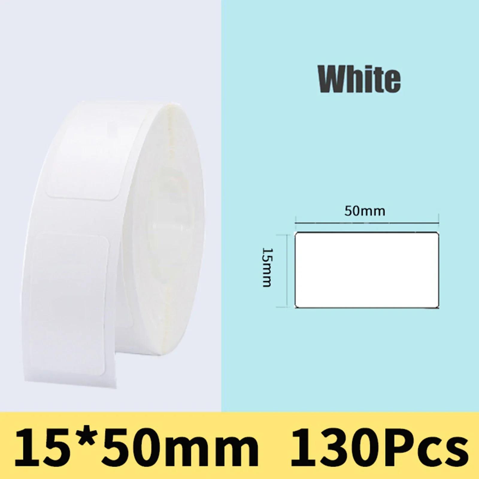 Thermal Labels Printer 12&times;22mm/12&times;40mm/15&times;50mm White Sticker Paper Self-Adhesive D11/D110 Label Maker