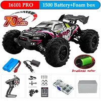 1:16 70KM/H Or 50KM/H 4WD RC Car With LED Remote Control Cars High Speed Drift Monster 4x4 Truck for Kids vs Wltoys 144001 Toys 1