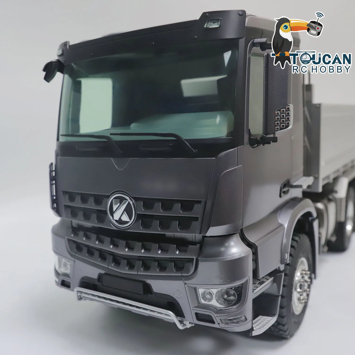 Kabolite K3364 RC 1/14 Hydraulic Dump Truck 6x6 Model Remote Control Dumper Tipper RTR Light Sound Sysstems 2-Speed Toy TH23072 3