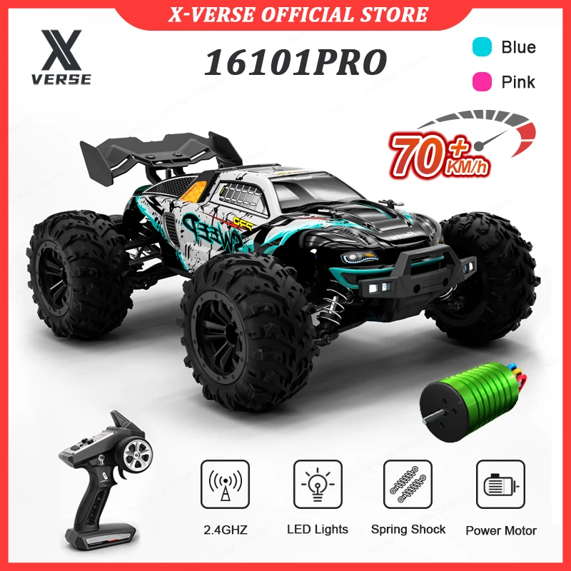 Coche RC 4WD 1:18 A 40 Km/h – 2.4 GHz, Todoterreno, Con Doble Batería Recargable Y Mando A Distancia