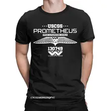 Prometheus camiseta masculina alienígenas filme estrangeiro weyland yutani corp camiseta vintage tripulação pescoço t shirts algodão nova chegada roupas