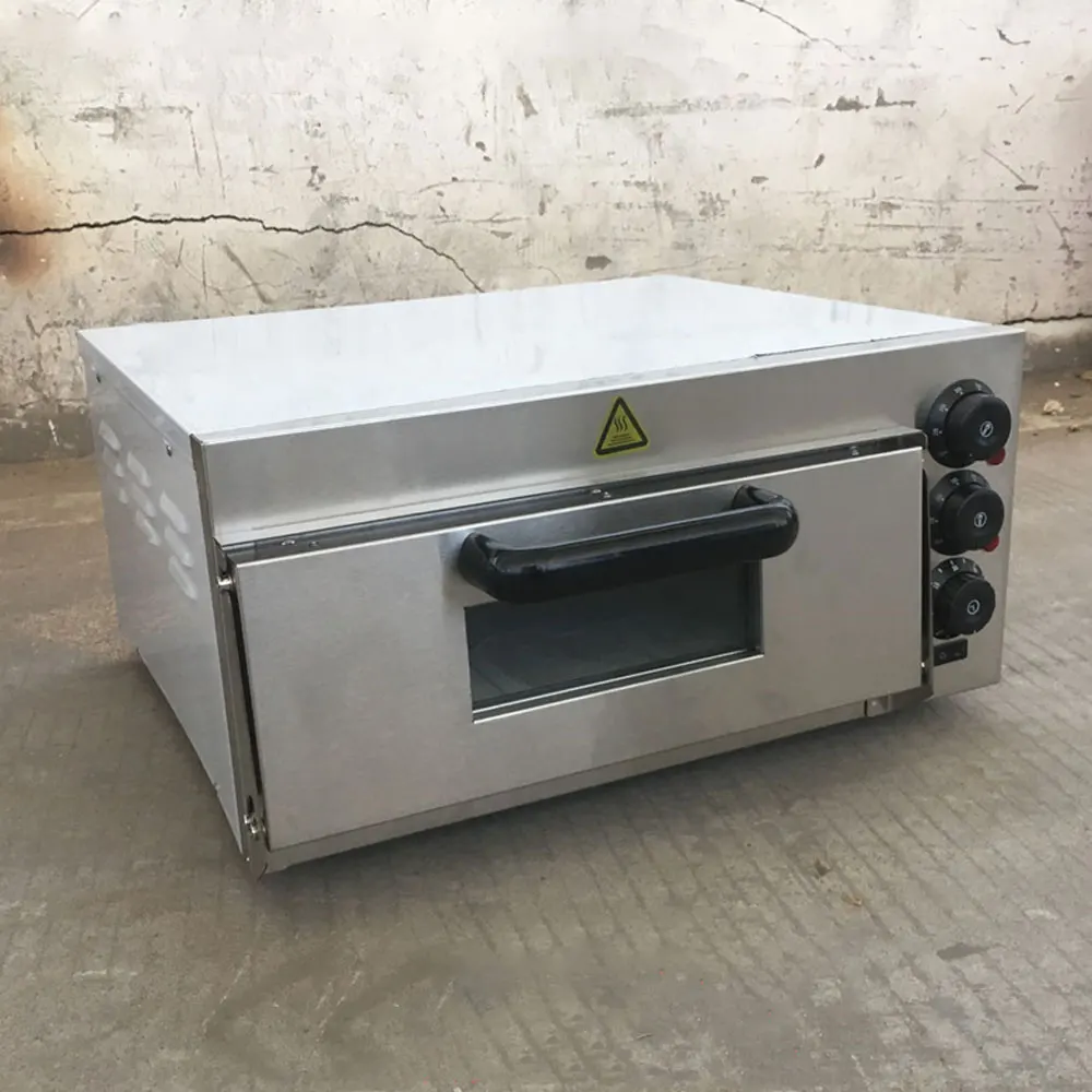 Commercial Electric Pizza Oven with Timer Stainless Steel Timing Oven Pizza
