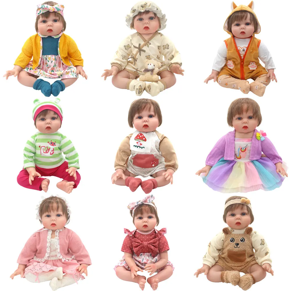 New Doll Clothes For 20-22Inch Baby Doll 50-55cm Reborn Babies Doll Clothes 1