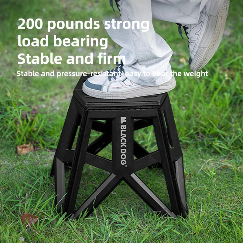 Blackdog Outdoor Folding Chair Stable and Solid Fishing Chair Line up Portable Beach Chair Camping Small Mat Stools