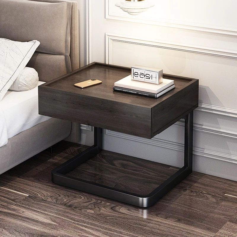 

Modern Small Nightstands Living Room Trendy Wooden Luxury Nordic Nightstands Bedroom Unique Szafki Nocne Home Furniture SR50NS