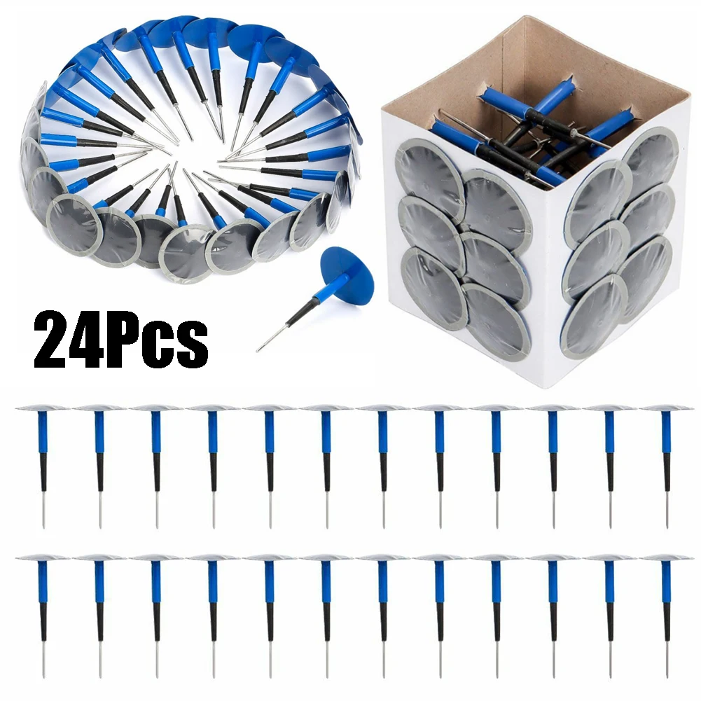 Leichtes, multifunktionales, professionelles Ersatz-Autozubehör, Patch, Verschleißfestigkeit, 24 Stück/1 Set, 3,6 cm/1,42 Zoll, Blau – Detail 3
