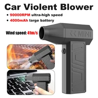 Mini Turbo Jet Fan Adjustable wind speed Electric Air Duster Type-C Charging Strong Winds 41m/s Brushless Turbo Jet Blower 1