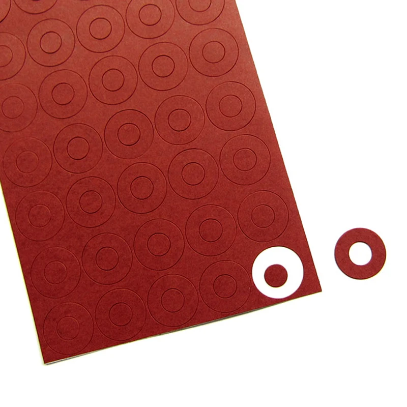 

100pcs/Sheet Insulating Paper Ring Adhesive Cardboard Paper for 18650 Battery Insulator