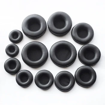 Cuscinetti auricolari per cuffie Copri cuscino in schiuma di pelle spugna 40mm 50mm 55mm 60mm 65mm 70mm 75mm 80mm 85mm 90 95 100 105mm 110mm