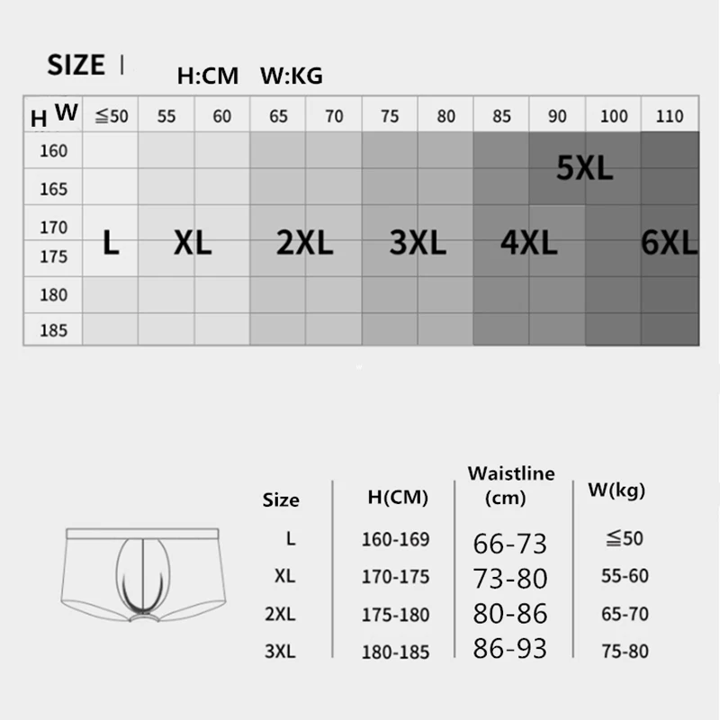Men Underwear Graphene Antibacterial Ice Silk Seamless Boxer Shorts