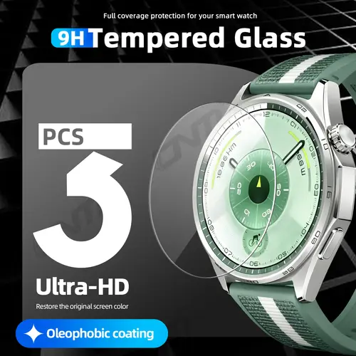 9H Tempered Glass for Huawei Watch GT 6 Pro 46mm 41mm, Premium Screen Protector Durable HD Anti-scratch Film for GT6 Accessories - Image 8