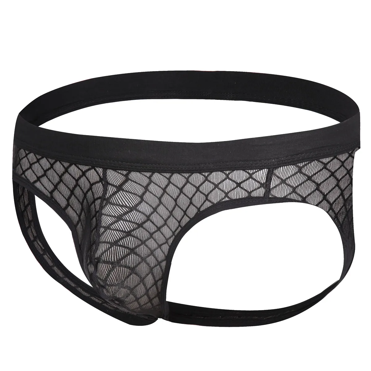 

Sexy Mens Underwear Mesh See Through Jockstrap Thongs Homme G-strings Men's Underpants Sexy Open Butt Bikini Male Erotic Panties