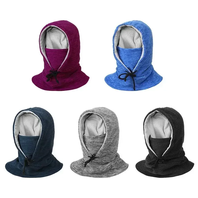 

Autumn and Winter New Men's and Women's Cycling Hats, Outdoor Scarves, All-in-one Cold and Windproof Ski Hats, Warm Plush Hats