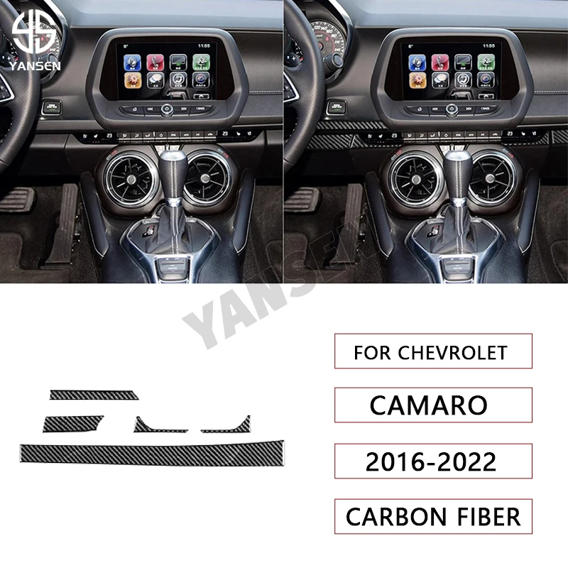 

Декоративная наклейка из углеродного волокна для центральной панели управления Chevrolet Camaro 2016-2022