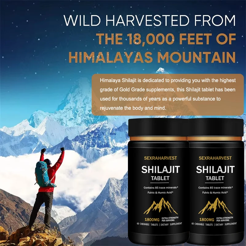 Original Himalaya Shilajit High Purity Mineral Supplement for Men Natural Shilajit with 85+ Trace Minerals Enhance Performance male enhancing supplement shilajit resin supplements