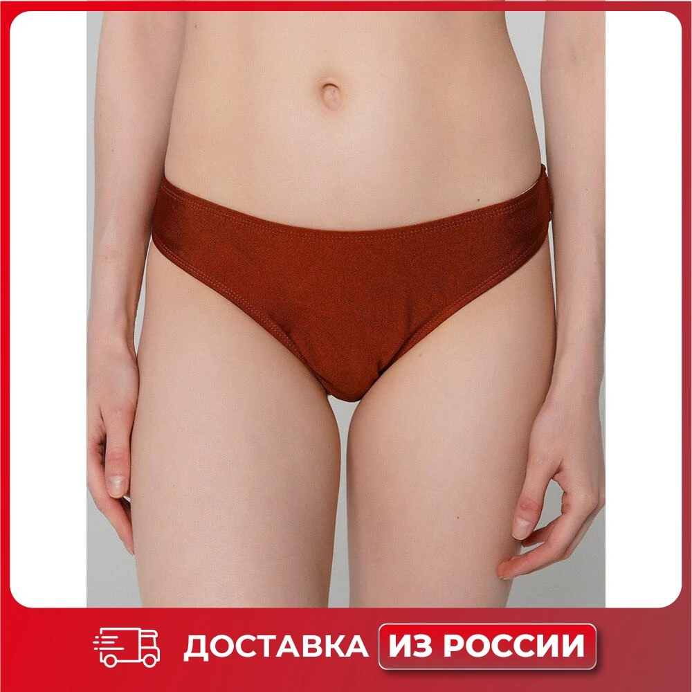 Купальник низ TBOE женский 85% Полиэстер 15% Эластан коричневый | Женская одежда